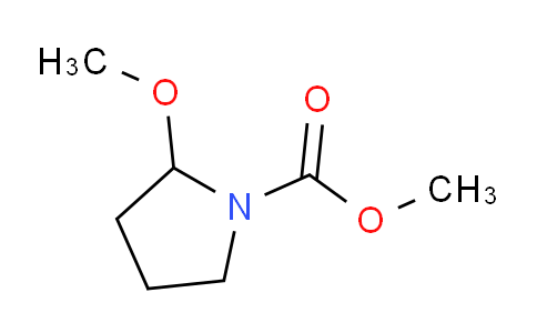 CAS No. 56475-88-8, 2-Methoxy-pyrrolidine-1-carboxylic acid methyl ester