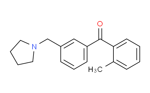 898793-91-4 | 2-Methyl-3'-pyrrolidinomethyl benzophenone