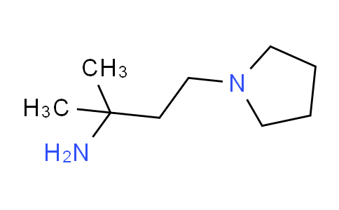 CAS No. 1226914-25-5, 2-Methyl-4-(pyrrolidin-1-yl)butan-2-amine