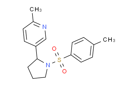 CAS No. 1352502-87-4, 2-Methyl-5-(1-tosylpyrrolidin-2-yl)pyridine