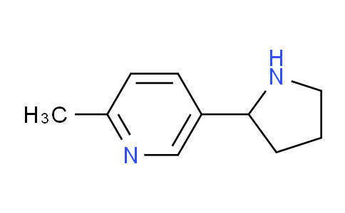 CAS No. 90872-72-3, 2-Methyl-5-(pyrrolidin-2-yl)pyridine