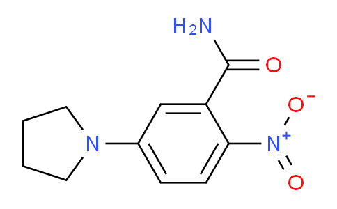 CAS No. 299897-90-8, 2-Nitro-5-(pyrrolidin-1-yl)benzamide