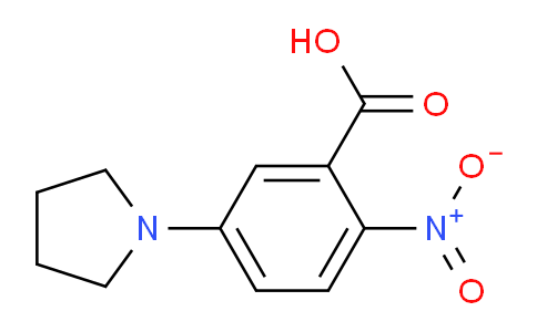 CAS No. 1000575-94-9, 2-Nitro-5-(pyrrolidin-1-yl)benzoic acid