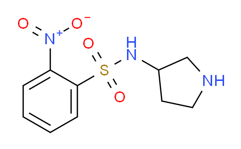 CAS No. 1086393-10-3, 2-Nitro-N-(pyrrolidin-3-yl)benzenesulfonamide