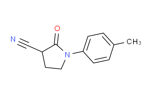 CAS No. 930298-97-8, 2-Oxo-1-(p-tolyl)pyrrolidine-3-carbonitrile