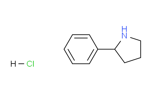 CAS No. 56586-12-0, 2-Phenylpyrrolidine hydrochloride