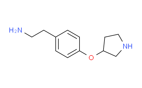 CAS No. 1000507-30-1, 2-[4-(Pyrrolidin-3-yloxy)phenyl]ethylamine