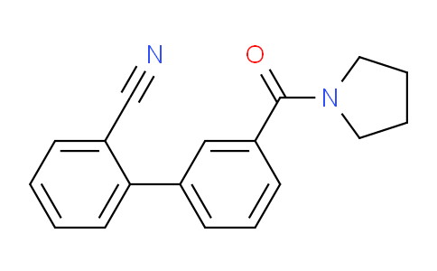 CAS No. 1365272-34-9, 3'-(Pyrrolidine-1-carbonyl)-[1,1'-biphenyl]-2-carbonitrile