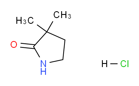 CAS No. 1259030-41-5, 3,3-Dimethylpyrrolidin-2-one hydrochloride
