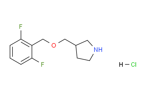 CAS No. 1220016-52-3, 3-(((2,6-Difluorobenzyl)oxy)methyl)pyrrolidine hydrochloride