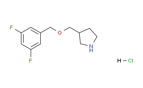 CAS No. 1219976-59-6, 3-(((3,5-Difluorobenzyl)oxy)methyl)pyrrolidine hydrochloride