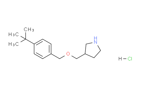 CAS No. 1219980-75-2, 3-(((4-(tert-Butyl)benzyl)oxy)methyl)pyrrolidine hydrochloride