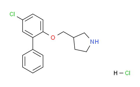 CAS No. 1220030-99-8, 3-(((5-Chloro-[1,1'-biphenyl]-2-yl)oxy)methyl)pyrrolidine hydrochloride