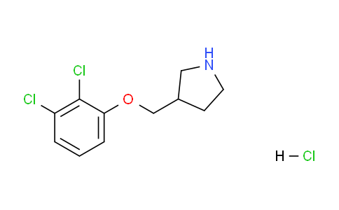 CAS No. 1219949-17-3, 3-((2,3-Dichlorophenoxy)methyl)pyrrolidine hydrochloride