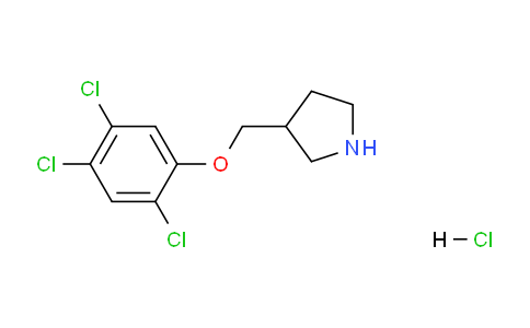 CAS No. 1219972-56-1, 3-((2,4,5-Trichlorophenoxy)methyl)pyrrolidine hydrochloride