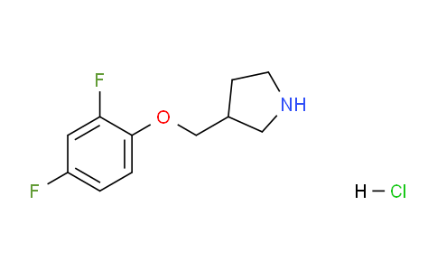 CAS No. 1220032-31-4, 3-((2,4-Difluorophenoxy)methyl)pyrrolidine hydrochloride
