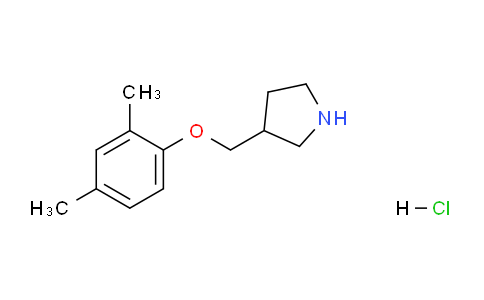 CAS No. 1219982-22-5, 3-((2,4-Dimethylphenoxy)methyl)pyrrolidine hydrochloride
