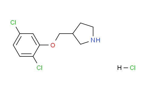 CAS No. 1220031-67-3, 3-((2,5-Dichlorophenoxy)methyl)pyrrolidine hydrochloride