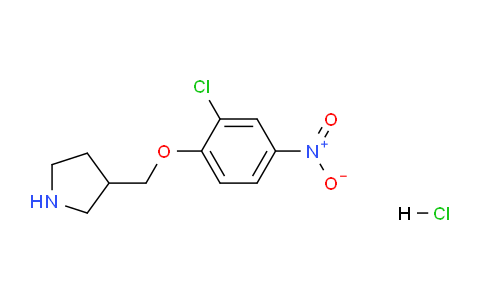 CAS No. 1220017-70-8, 3-((2-Chloro-4-nitrophenoxy)methyl)pyrrolidine hydrochloride