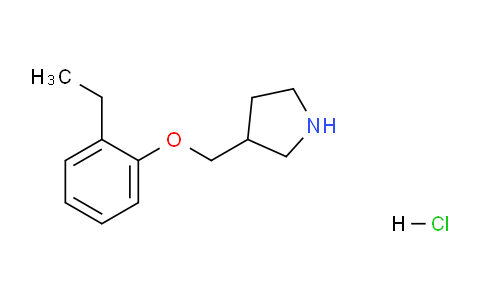 CAS No. 1220031-81-1, 3-((2-Ethylphenoxy)methyl)pyrrolidine hydrochloride