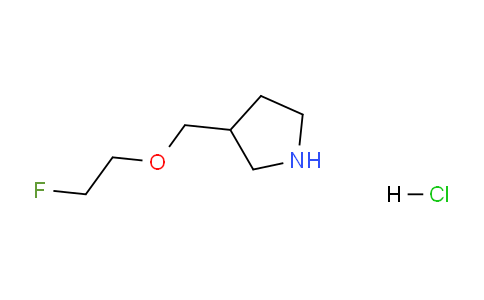 CAS No. 1220038-77-6, 3-((2-Fluoroethoxy)methyl)pyrrolidine hydrochloride