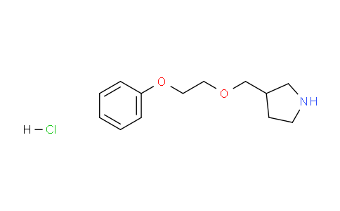CAS No. 1220034-29-6, 3-((2-Phenoxyethoxy)methyl)pyrrolidine hydrochloride