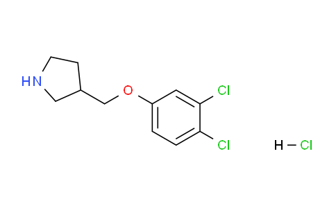 CAS No. 1219980-73-0, 3-((3,4-Dichlorophenoxy)methyl)pyrrolidine hydrochloride
