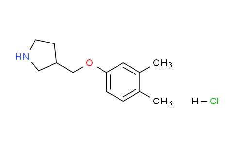 CAS No. 1219980-95-6, 3-((3,4-Dimethylphenoxy)methyl)pyrrolidine hydrochloride