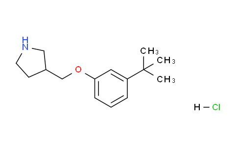 CAS No. 1219982-61-2, 3-((3-(tert-Butyl)phenoxy)methyl)pyrrolidine hydrochloride