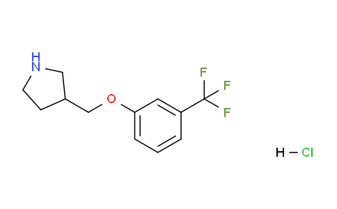 CAS No. 1219982-06-5, 3-((3-(Trifluoromethyl)phenoxy)methyl)pyrrolidine hydrochloride