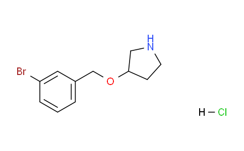 CAS No. 1220034-84-3, 3-((3-Bromobenzyl)oxy)pyrrolidine hydrochloride
