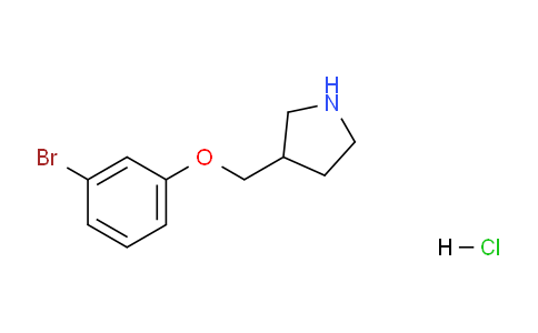 CAS No. 1219982-48-5, 3-((3-Bromophenoxy)methyl)pyrrolidine hydrochloride