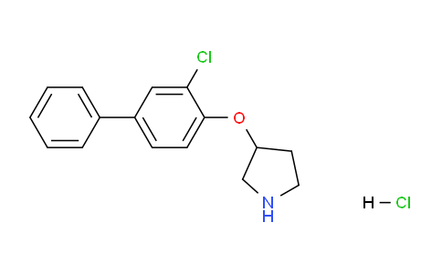 CAS No. 1219976-97-2, 3-((3-Chloro-[1,1'-biphenyl]-4-yl)oxy)pyrrolidine hydrochloride