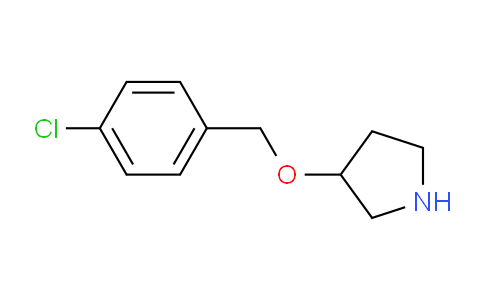 CAS No. 356558-40-2, 3-((4-Chlorobenzyl)oxy)pyrrolidine