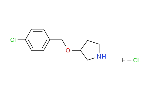 CAS No. 1219981-09-5, 3-((4-Chlorobenzyl)oxy)pyrrolidine hydrochloride