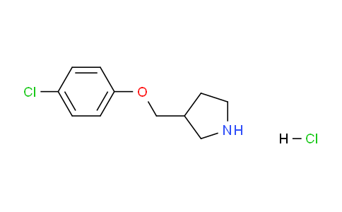 CAS No. 1219981-30-2, 3-((4-Chlorophenoxy)methyl)pyrrolidine hydrochloride