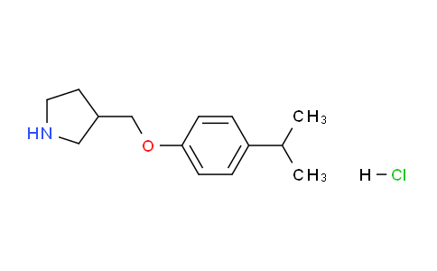 CAS No. 1220029-26-4, 3-((4-Isopropylphenoxy)methyl)pyrrolidine hydrochloride