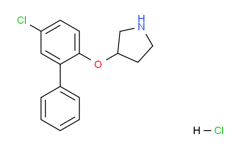 CAS No. 1220032-94-9, 3-((5-Chloro-[1,1'-biphenyl]-2-yl)oxy)pyrrolidine hydrochloride