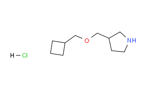 CAS No. 1220032-61-0, 3-((Cyclobutylmethoxy)methyl)pyrrolidine hydrochloride