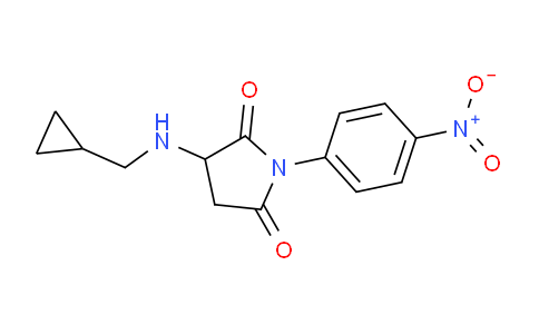 CAS No. 1415719-06-0, 3-((Cyclopropylmethyl)amino)-1-(4-nitrophenyl)pyrrolidine-2,5-dione