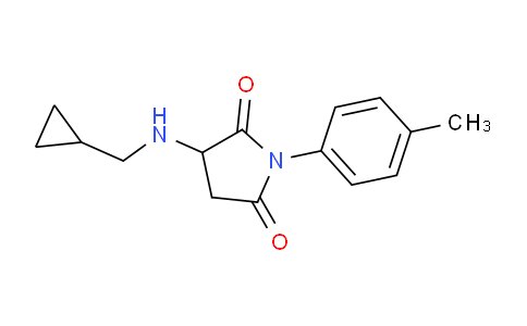 CAS No. 1415719-13-9, 3-((Cyclopropylmethyl)amino)-1-(p-tolyl)pyrrolidine-2,5-dione