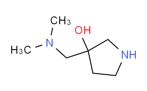 CAS No. 125032-94-2, 3-((Dimethylamino)methyl)pyrrolidin-3-ol