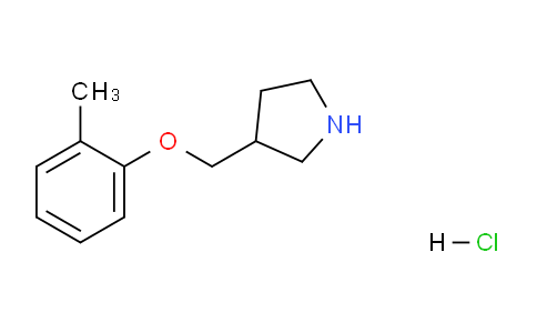 CAS No. 1219960-79-8, 3-((o-Tolyloxy)methyl)pyrrolidine hydrochloride