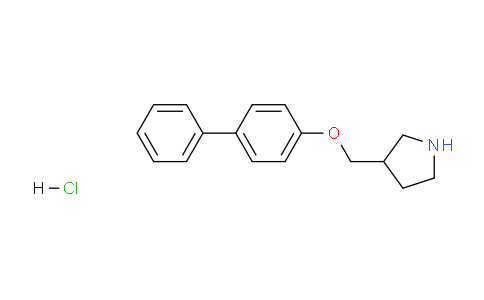 CAS No. 1220037-56-8, 3-(([1,1'-Biphenyl]-4-yloxy)methyl)pyrrolidine hydrochloride