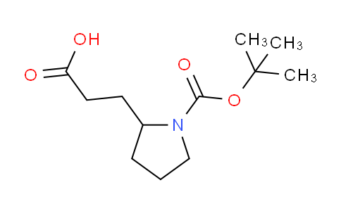 CAS No. 212650-48-1, 3-(1-(tert-Butoxycarbonyl)pyrrolidin-2-yl)propanoic acid