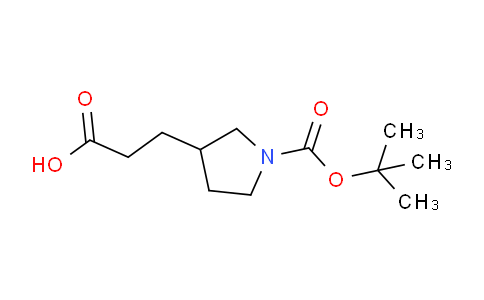 CAS No. 885271-17-0, 3-(1-(tert-Butoxycarbonyl)pyrrolidin-3-yl)propanoic acid
