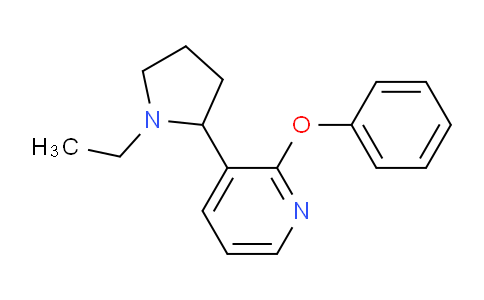 CAS No. 1352532-04-7, 3-(1-Ethylpyrrolidin-2-yl)-2-phenoxypyridine