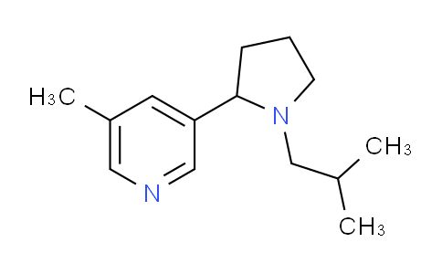 CAS No. 1352488-57-3, 3-(1-Isobutylpyrrolidin-2-yl)-5-methylpyridine