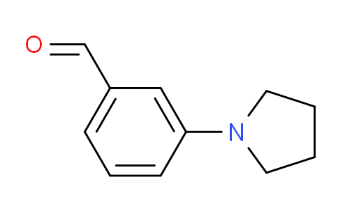 CAS No. 857283-89-7, 3-(1-Pyrrolidinyl)benzaldehyde