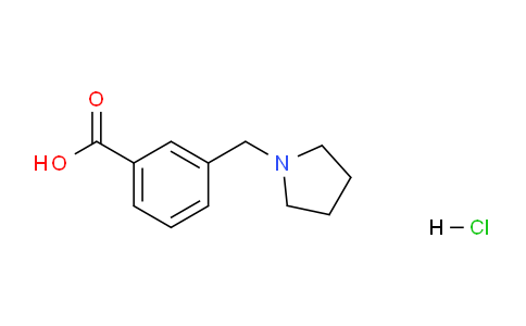 CAS No. 887922-93-2, 3-(1-Pyrrolidylmethyl)benzoic Acid Hydrochloride